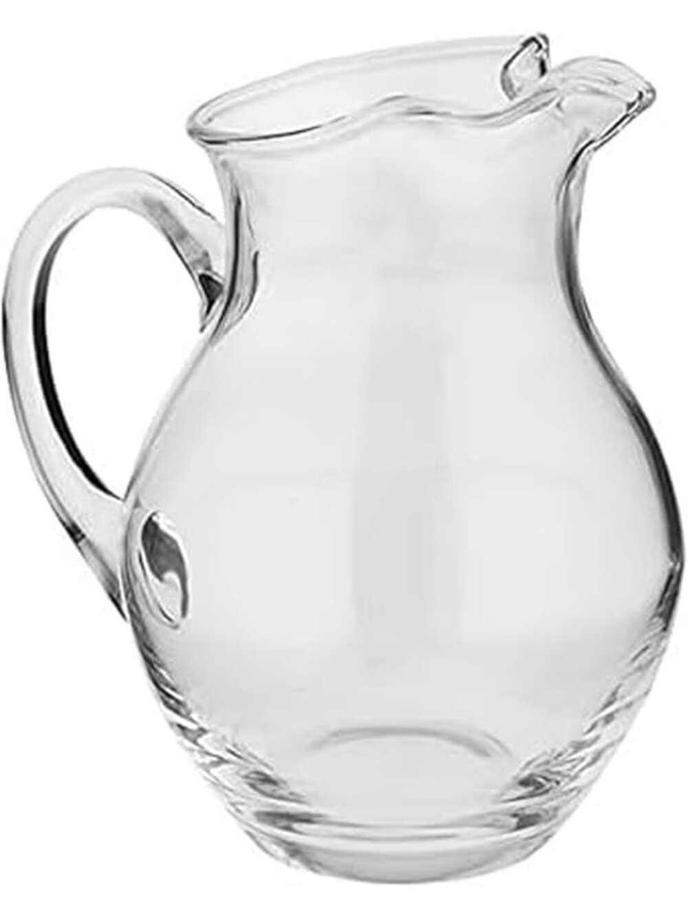 Elegant 70 oz Glass Pitcher with Spout - Perfect for Water, Juice, Sangria